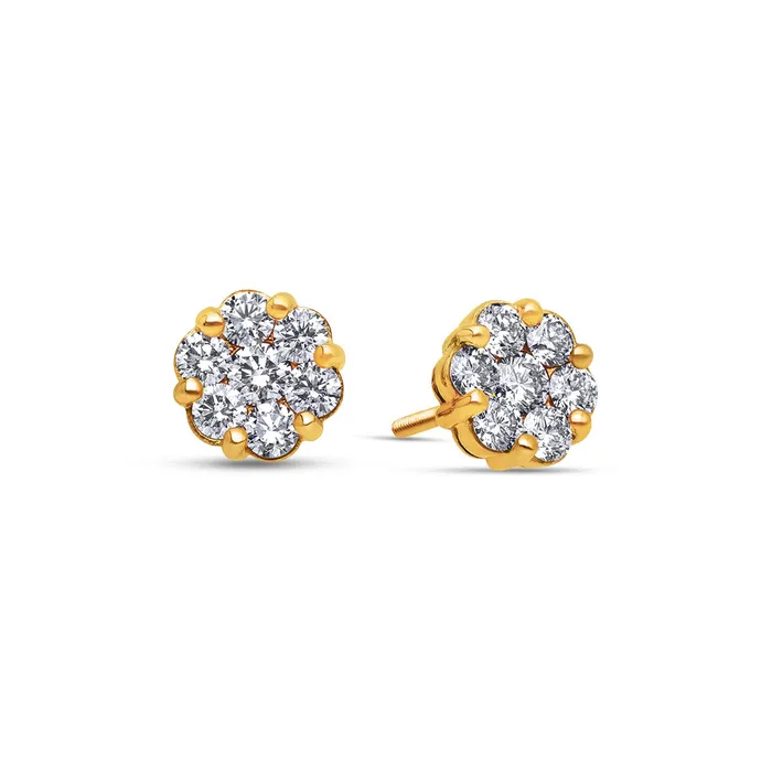 IF Co Earrings Baby Dax Diamond Cluster Earrings