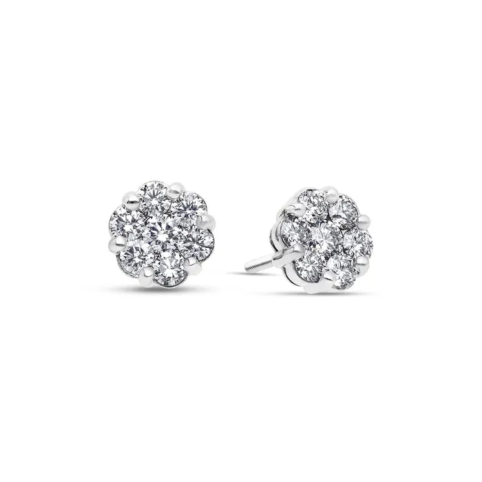 IF Co Earrings Baby Dax Diamond Cluster Earrings IF Co Earrings Baby Dax Diamond Cluster Earrings