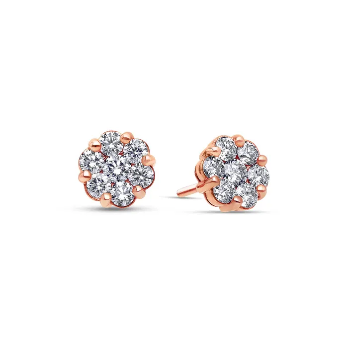 IF Co Earrings Baby Dax Diamond Cluster Earrings IF Co Earrings Baby Dax Diamond Cluster Earrings