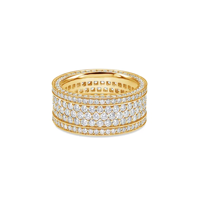 IF Co Massimo Eternity Ring 3Row Rings IF Co Massimo Eternity Ring 3Row Rings