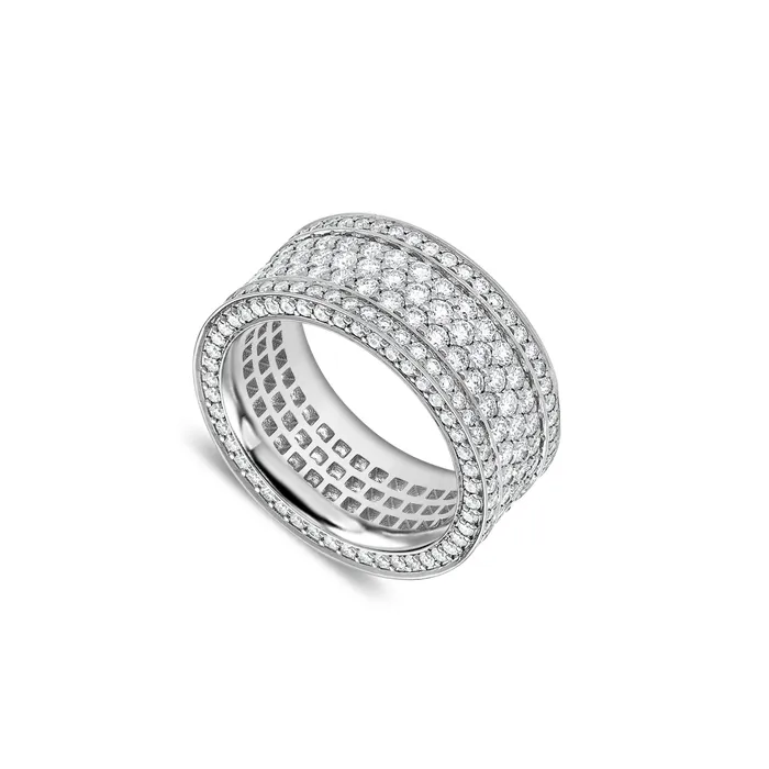 IF Co Massimo Eternity Ring 3Row Rings IF Co Massimo Eternity Ring 3Row Rings