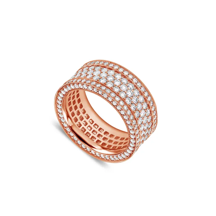 IF Co Massimo Eternity Ring 3Row Rings IF Co Massimo Eternity Ring 3Row Rings