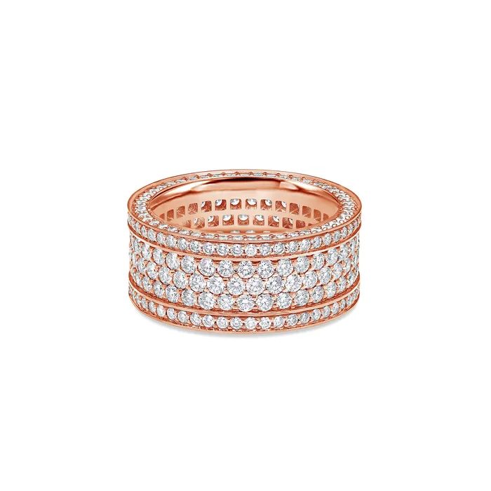 IF Co Massimo Eternity Ring 3Row Rings IF Co Massimo Eternity Ring 3Row Rings