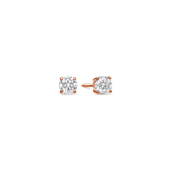 IF Co Solitaire Diamond Stud Earrings GIA 050 Carat Total Round Earrings IF Co Solitaire Diamond Stud Earrings GIA 050 Carat Total Round Earrings