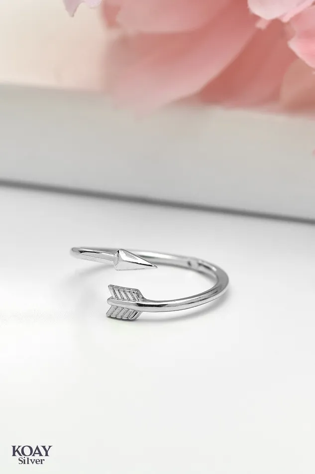 KOAY Silver Store Rings Arrow Ring 02