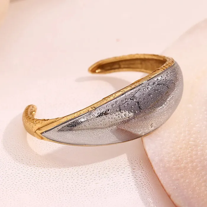 Mabel Love Co Bracelets Gold and Silver Tone Cuff Bracelet
