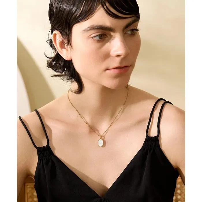 Mabel Love Co Necklaces Natural Shell Cast Pendant Necklace