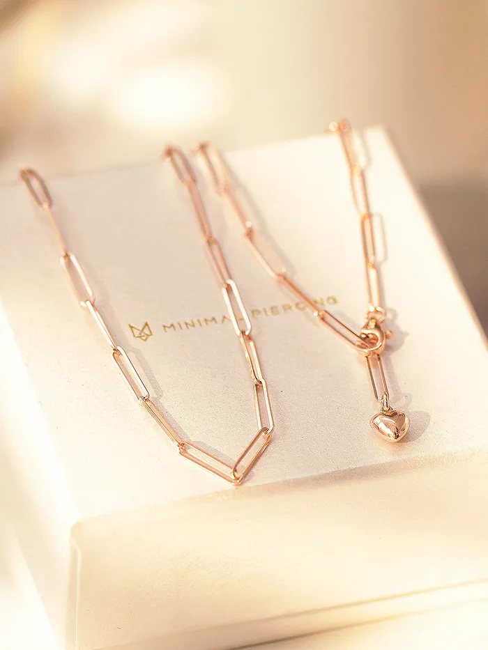 MinimalBijoux 14K 18K Gold Slim Clip Round Chain Bracelet Anklet Bracelets