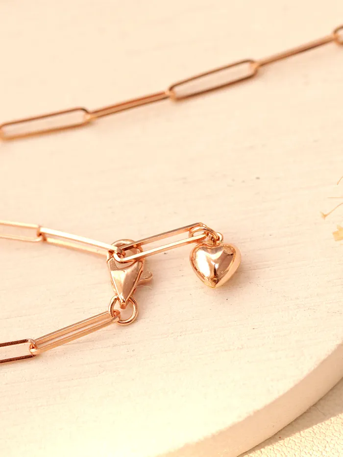 MinimalBijoux 14K 18K Gold Slim Clip Round Chain Bracelet Anklet Bracelets