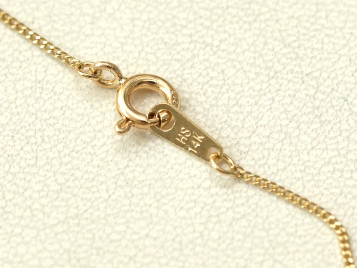 MinimalBijoux 14K 18K OVAL OCTAGONAL ANGLE NECKLACE Necklaces
