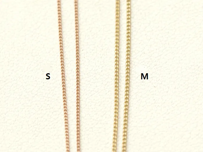 MinimalBijoux 14K 18K OVAL OCTAGONAL ANGLE NECKLACE Necklaces