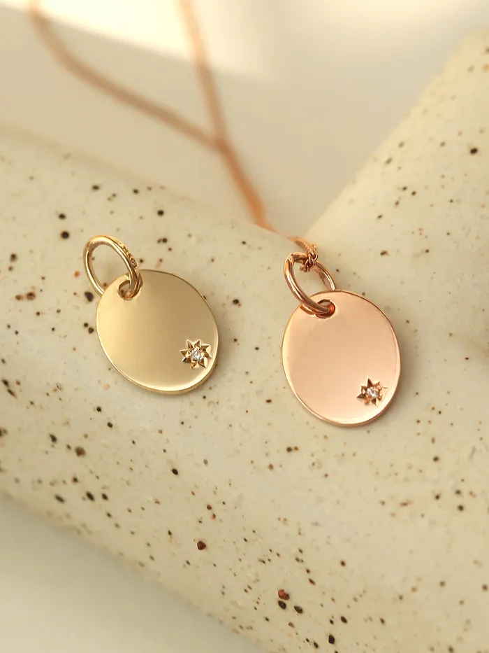 MinimalBijoux 14K 18K OVAL OCTAGONAL ANGLE NECKLACE Necklaces