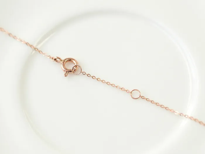 Necklaces 14K 18K Gold Double Cross Necklace MinimalBijoux