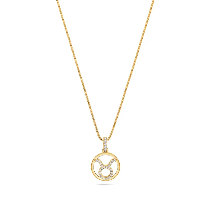 Necklaces IF Co Nano Zodiac Necklace Taurus
