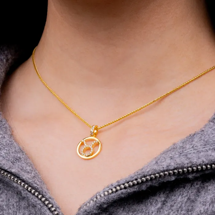 Necklaces IF Co Nano Zodiac Necklace Taurus