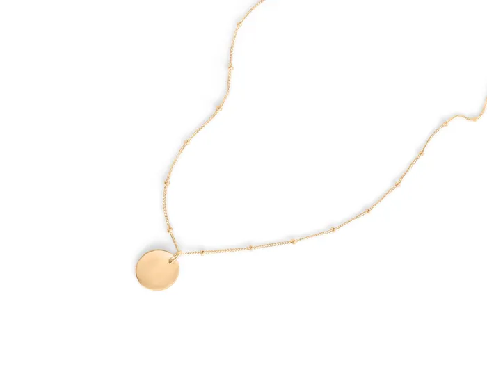 Necklaces Sheena Marshall Jewelry SAMPLE SALE Dylan Beaded Pendant Necklace Gold Fill