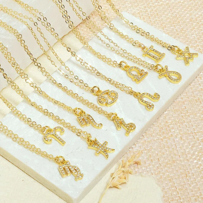 Necklaces Upakarna Dainty Star Sign Necklace