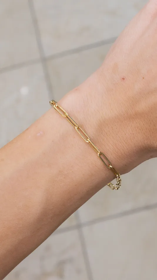 Princess Bride Diamonds Bracelets 3mm 14k Yellow Gold Paperclip Bracelet Princess Bride Diamonds Bracelets 3mm 14k Yellow Gold Paperclip Bracelet