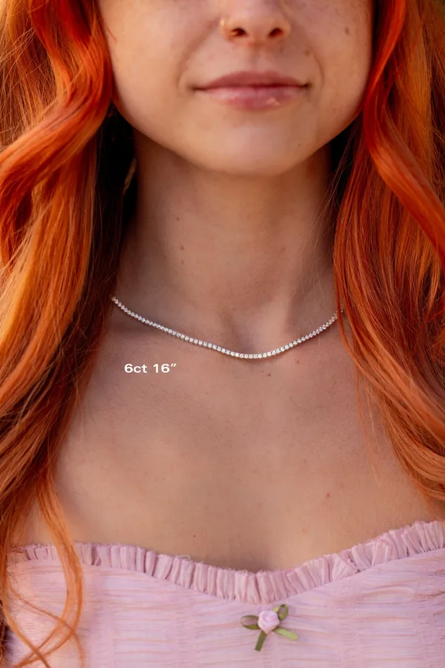 Princess Bride Diamonds Necklaces Core Lab Diamond Tennis Necklace