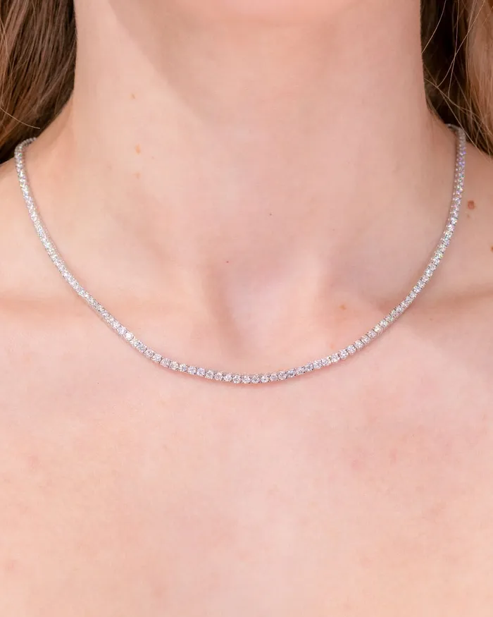 Princess Bride Diamonds Necklaces Core Lab Diamond Tennis Necklace