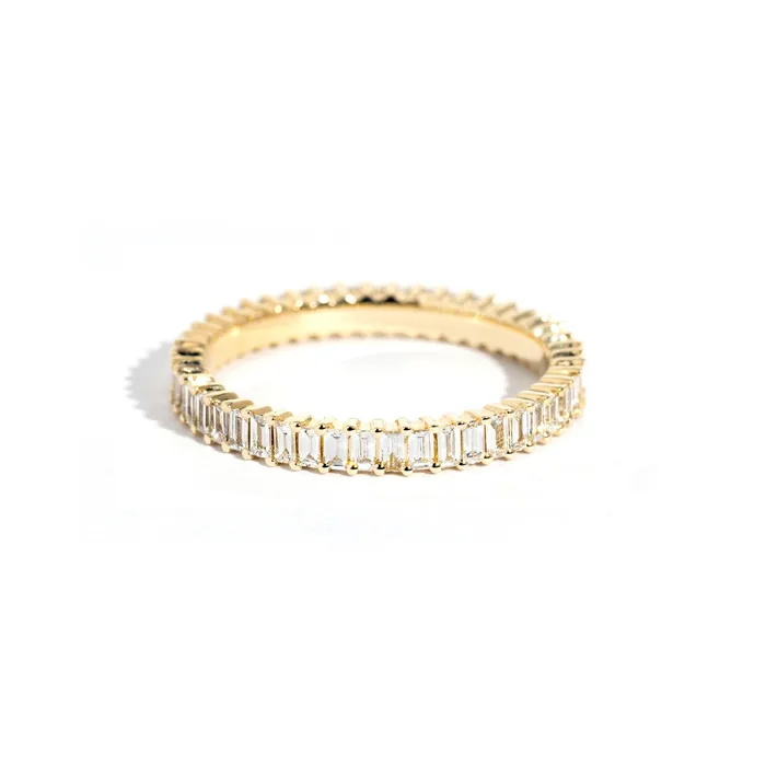 Princess Bride Diamonds Rings 26mm Mini Baguette Diamond Ring