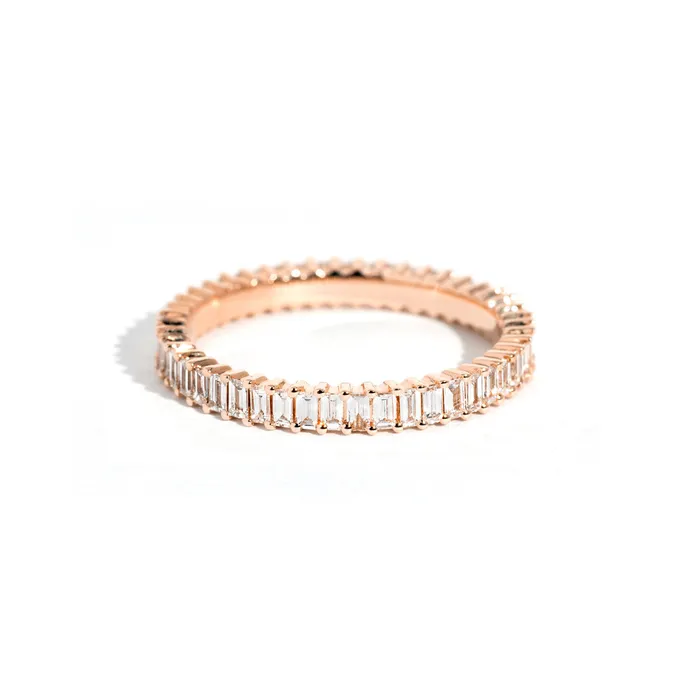 Princess Bride Diamonds Rings 26mm Mini Baguette Diamond Ring