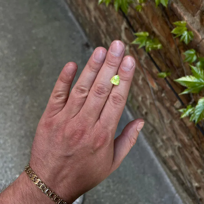 Rare Daylight Fluorescent Step Shield Cut Hyalite Opal 256 Carats vendorunknown Rings