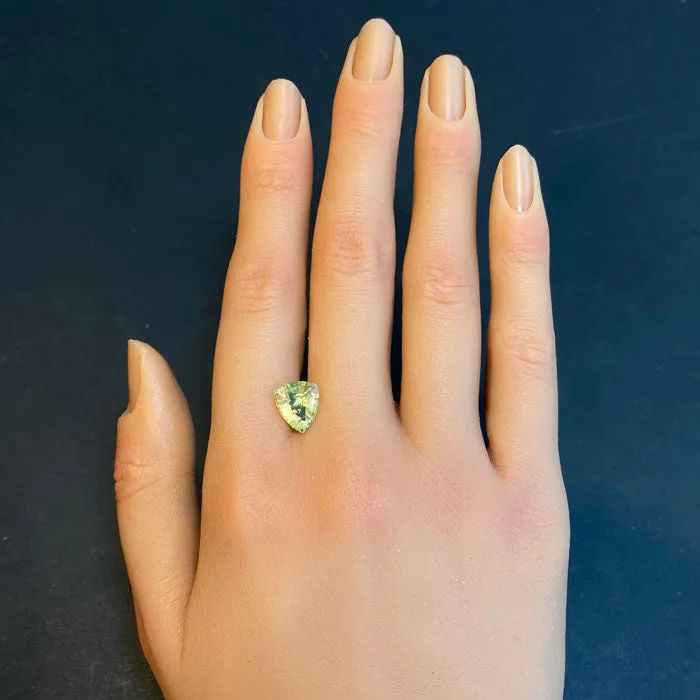 Rare Daylight Fluorescent Step Shield Cut Hyalite Opal 256 Carats vendorunknown Rings
