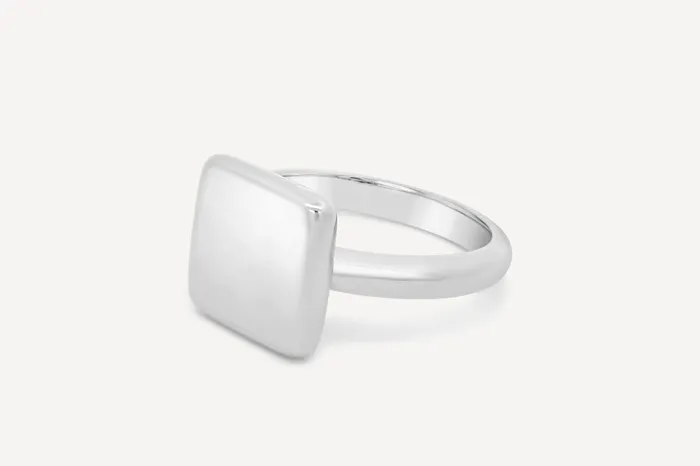 Rings Sheena Marshall SAMPLE SALE Forma Square Ring Sterling Silver