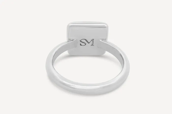 Rings Sheena Marshall SAMPLE SALE Forma Square Ring Sterling Silver