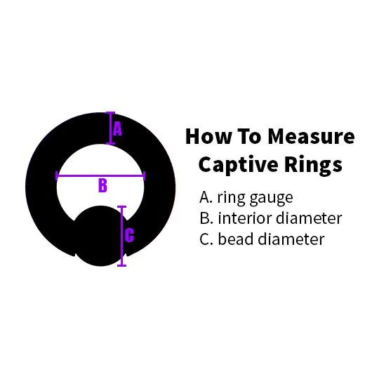 Rings Tulsa Body Jewelry 16g Stainless Captive Bullet Bead Ring Rings Tulsa Body Jewelry 16g Stainless Captive Bullet Bead Ring
