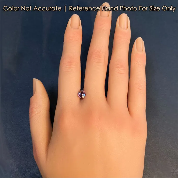 Rings vendorunknown Round Brilliant Cut Color Change Sapphire 144 Carats