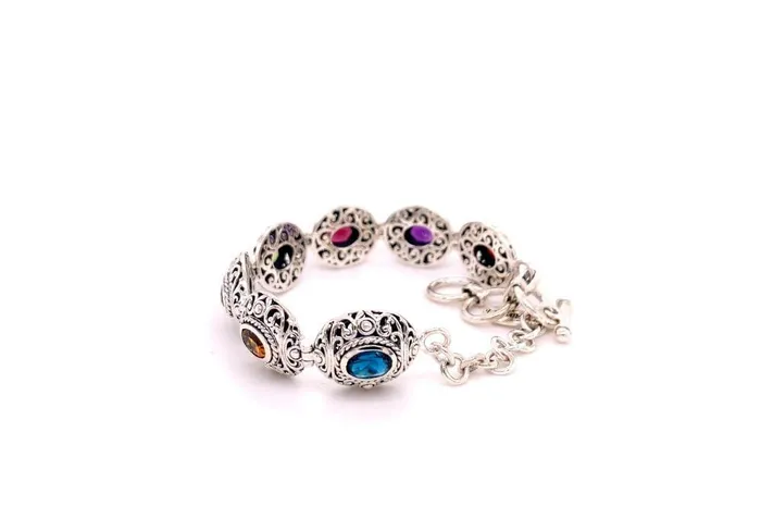Samuel B Clarice Bracelet Multi Gemstone Bracelets