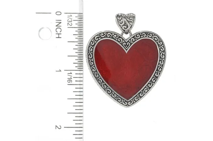 Samuel B Necklaces Heart Reef Pendant Mother Of Pearl
