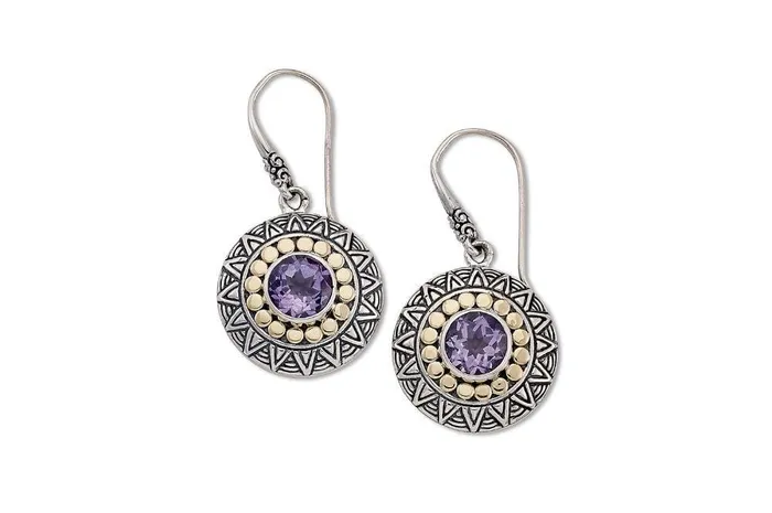 Samuel B Tribe Earrings Amethyst Earrings