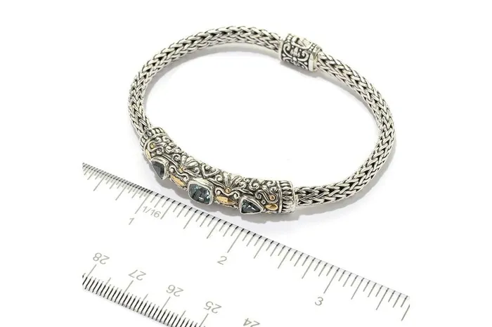 Samuel B Trifecta Bracelet Peridot Bracelets