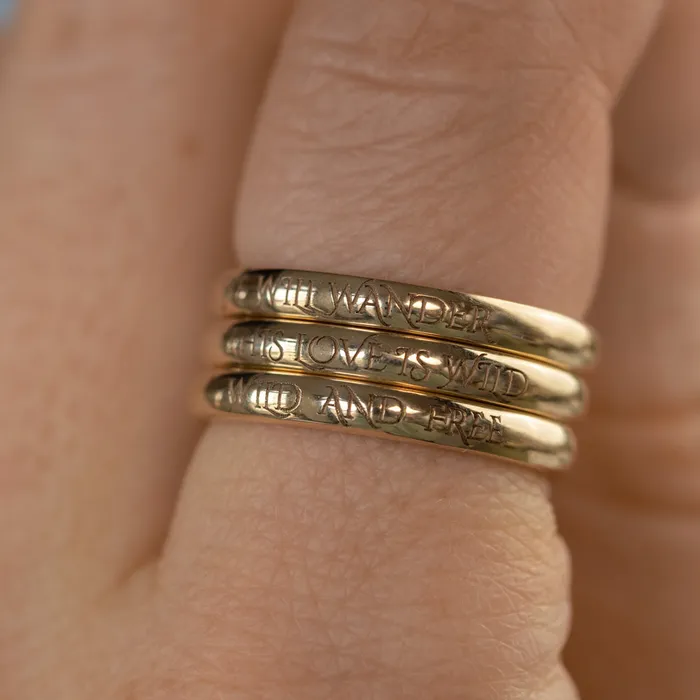 THIS LOVE IS WILD Band Anueva Jewelry Rings