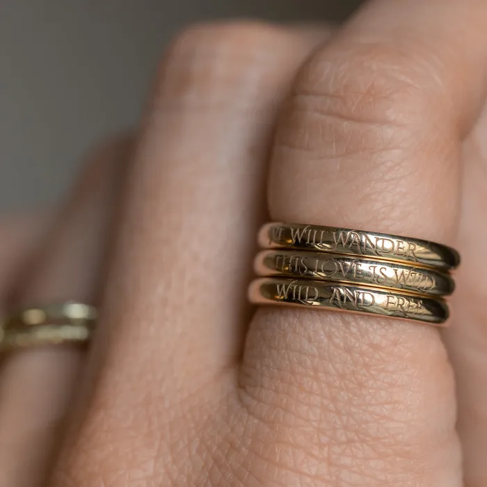 THIS LOVE IS WILD Band Anueva Jewelry Rings