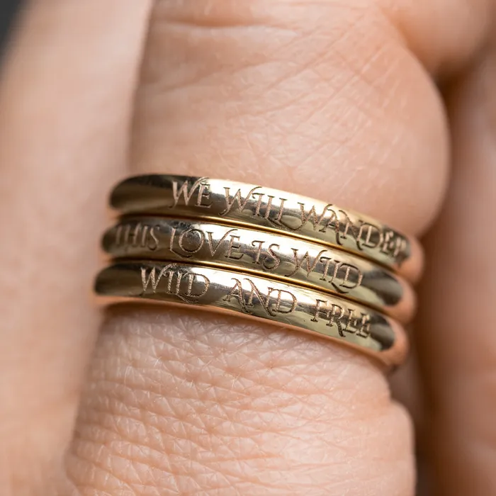 THIS LOVE IS WILD Band Anueva Jewelry Rings