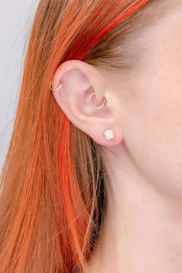 White Opal Earrings Princess Bride Diamonds Earrings